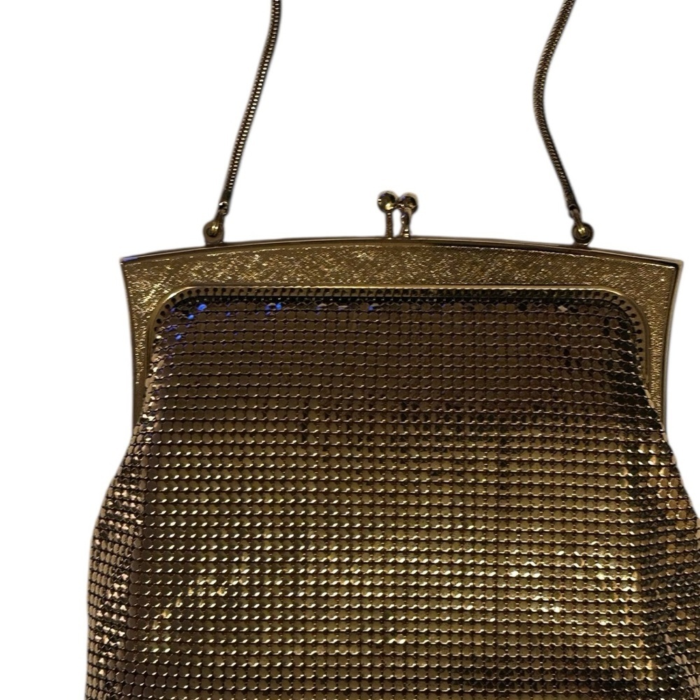 Glomesh vintage gold branded ladies evening handbag.